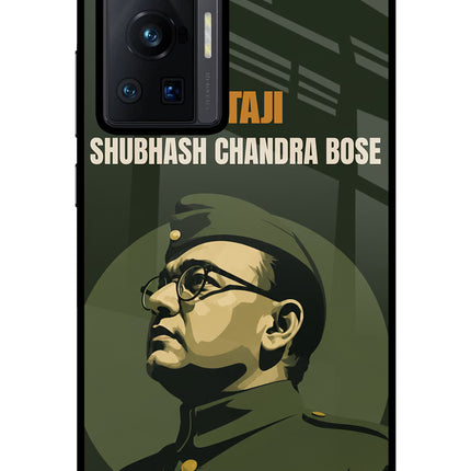 Netaji Legacy Vivo X70 Pro Glass Case Back Cover by Casekaro