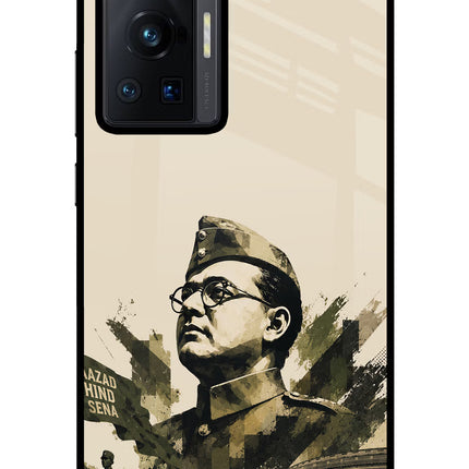 Netaji Rising Vivo X70 Pro Glass Case Back Cover by Casekaro