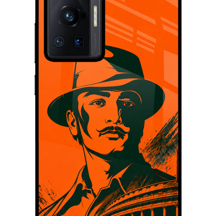 Bhagat Singh Legacy Vivo X70 Pro Glass Case Back Cover by Casekaro