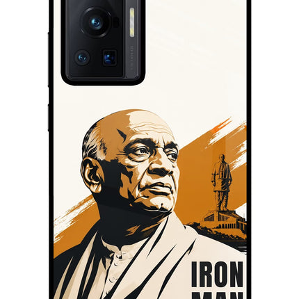 Sardar Patel Iron Will Vivo X70 Pro Glass Case Back Cover by Casekaro