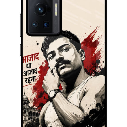 Chandrashekhar Azad Fearless Vivo X70 Pro Glass Case Back Cover by Casekaro