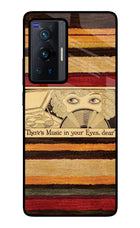 Vinyl Stripes Vivo X70 Pro Glass Case