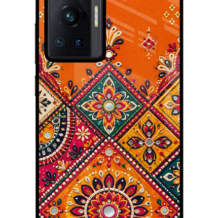 Kutch Glow Vivo X70 Pro Glass Case