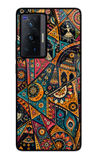 Folk Print Vivo X70 Pro Glass Case