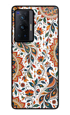 White Mayura Vivo X70 Pro Glass Case
