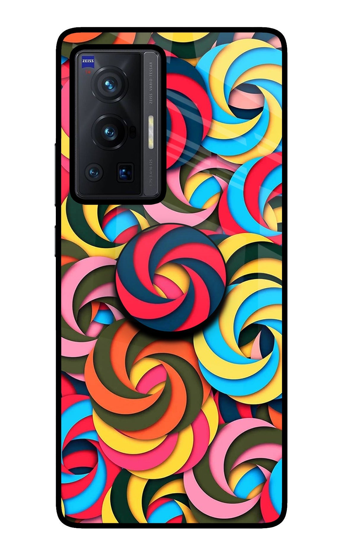 Spiral Pattern Vivo X70 Pro Pop Case