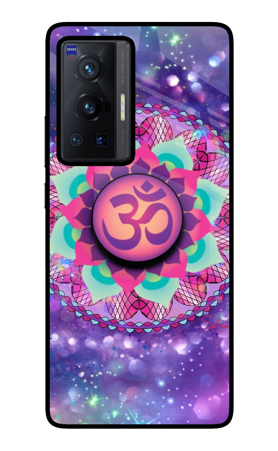 Om Purple Vivo X70 Pro Pop Case