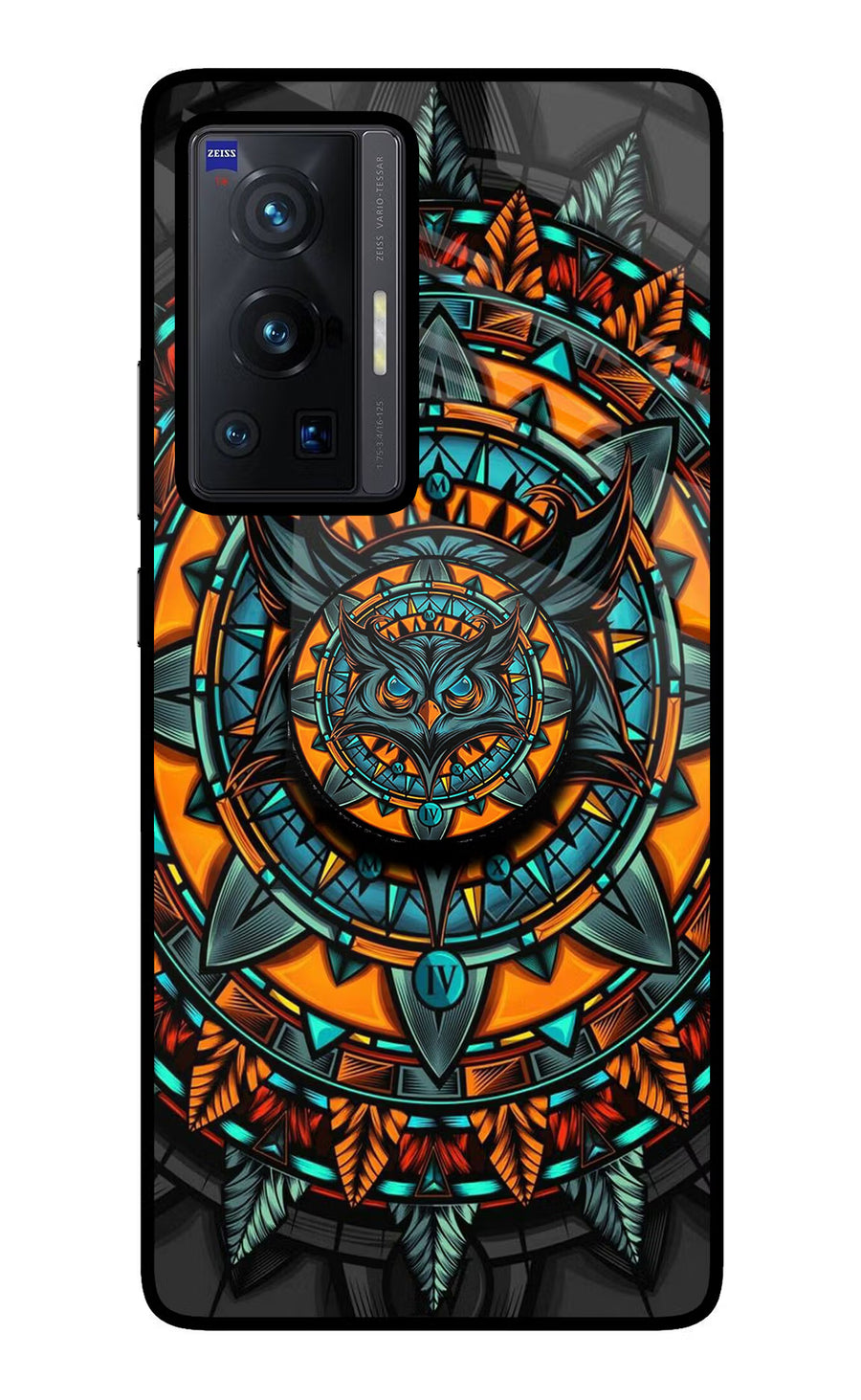 Angry Owl Vivo X70 Pro Pop Case, Glass case