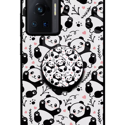 Cute Panda Vivo X70 Pro Pop Case by Casekaro