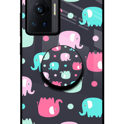 Baby Elephants Vivo X70 Pro Pop Case by Casekaro