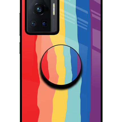Rainbow Vivo X70 Pro Pop Case by Casekaro