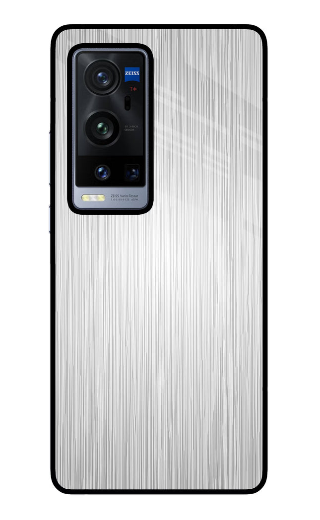 Wooden Grey Texture Vivo X60 Pro+ Glass Case Back Cover by Casekaro
