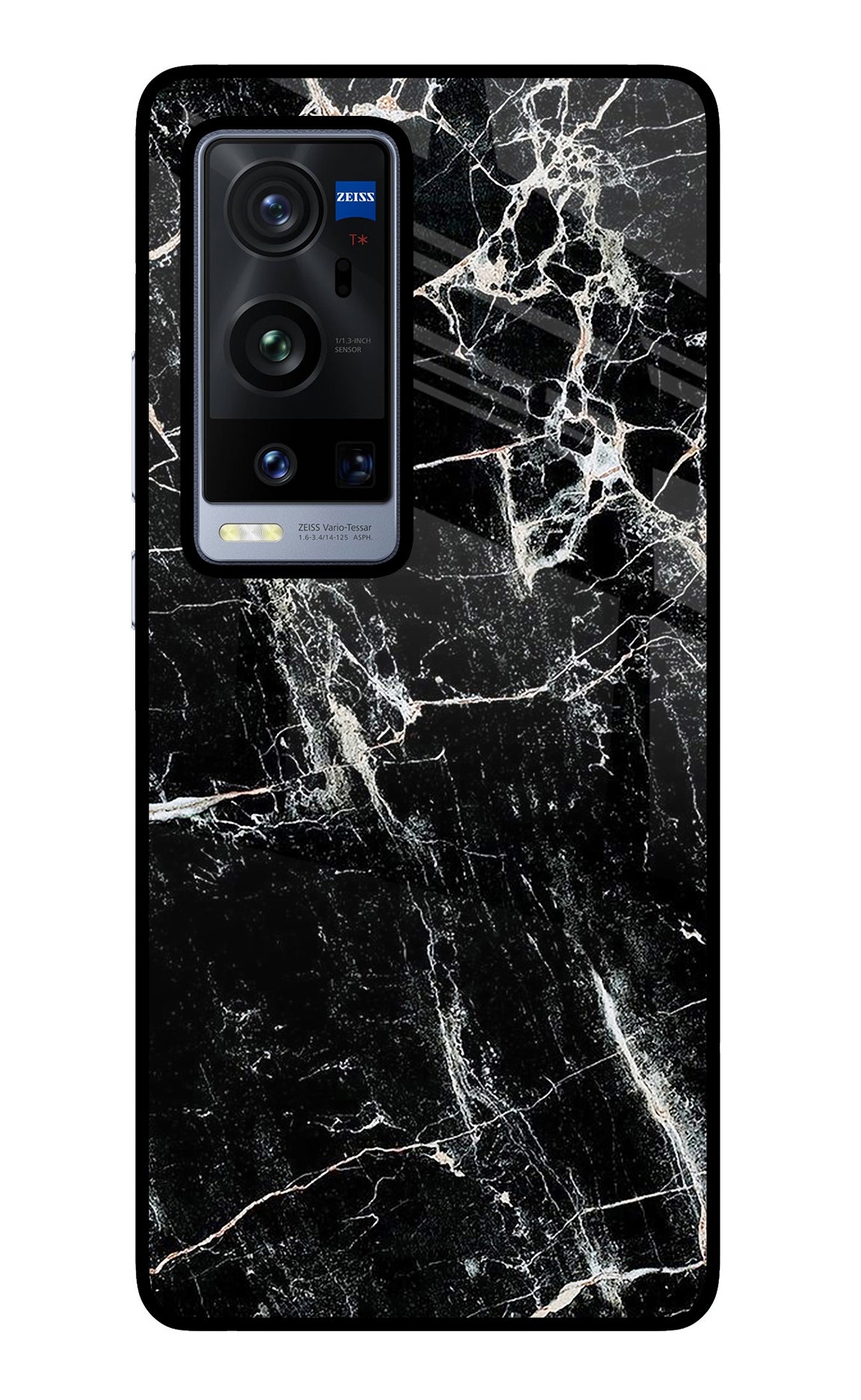 Black Marble Texture Vivo X60 Pro+ Back Cover