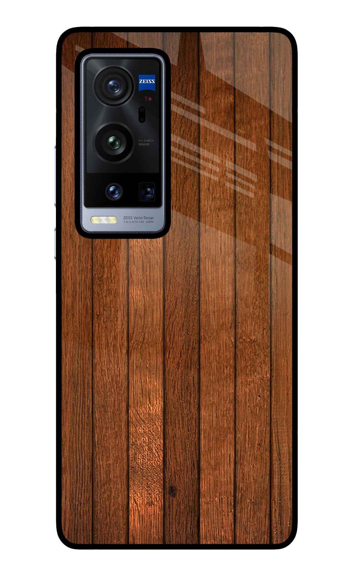 Wooden Artwork Bands Vivo X60 Pro+ Glass Case