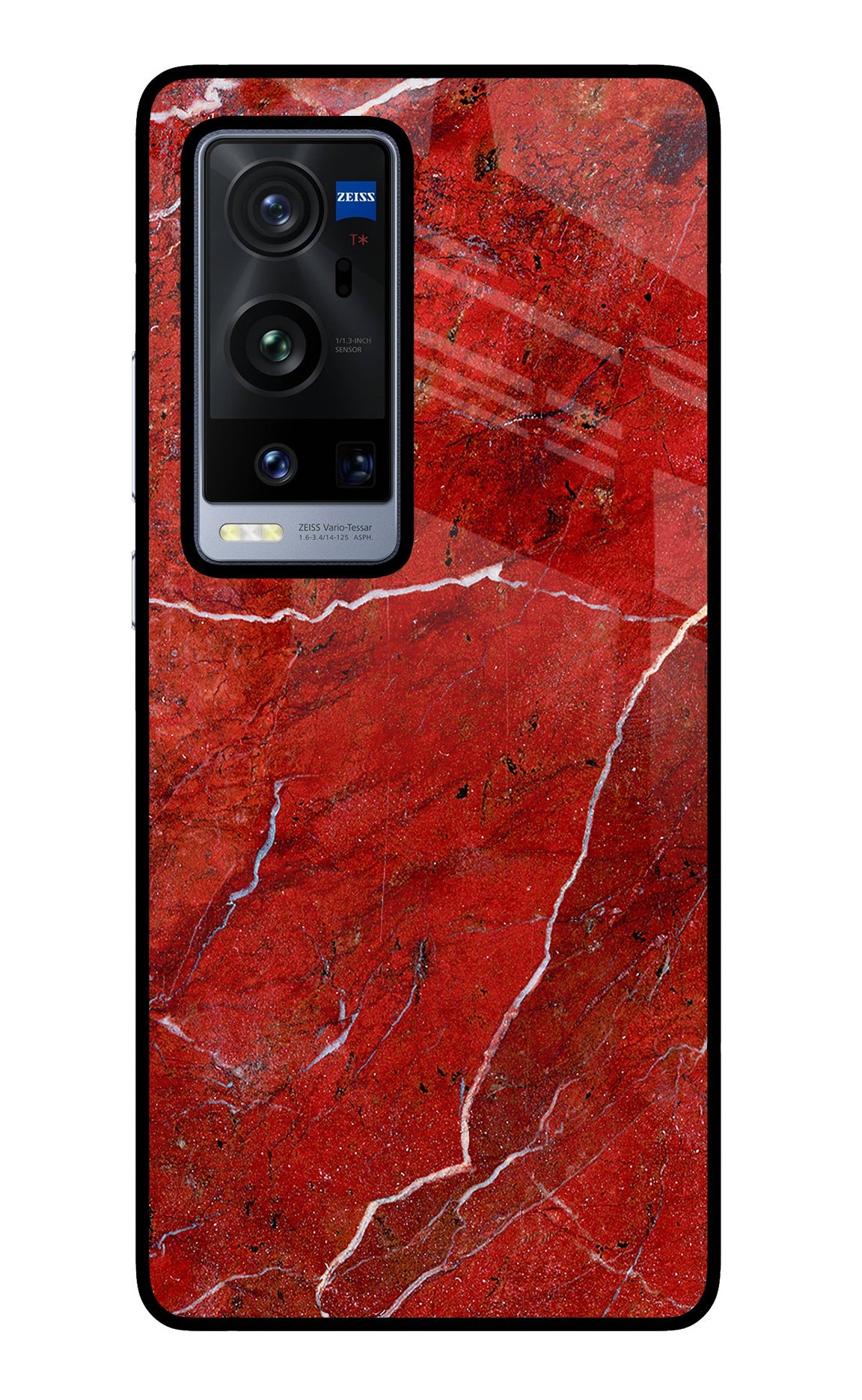 Red Marble Design Vivo X60 Pro+ Glass Case