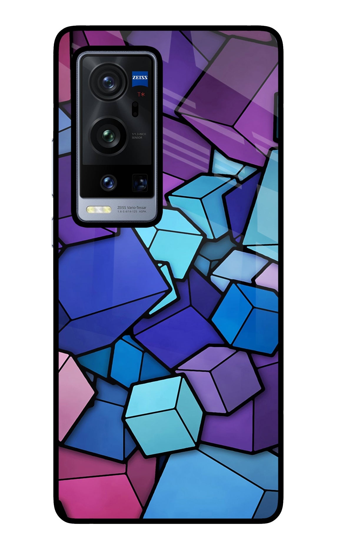 Cubic Abstract Vivo X60 Pro+ Back Cover