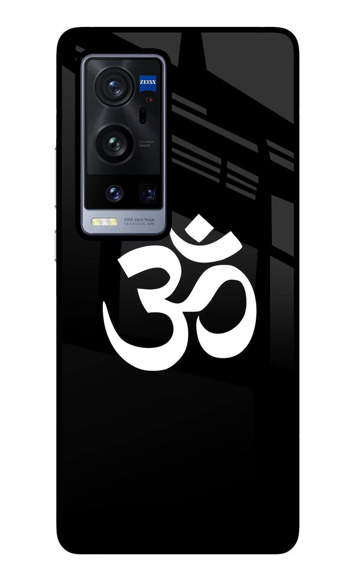 Om Vivo X60 Pro+ Glass Case Back Cover by Casekaro