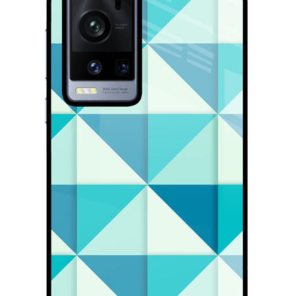 Abstract Vivo X60 Pro+ Glass Case Back Cover by Casekaro