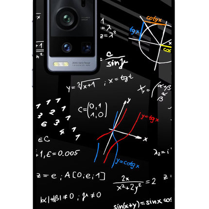 Mathematics Formula Vivo X60 Pro+ Glass Case Back Cover by Casekaro