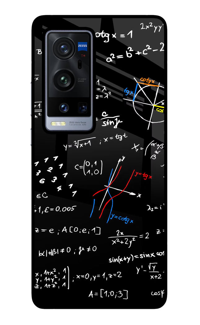 Mathematics Formula Vivo X60 Pro+ Glass Case Back Cover by Casekaro