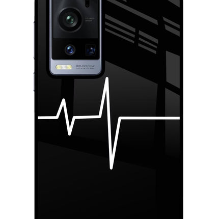 Heart Beats Vivo X60 Pro+ Glass Case Back Cover by Casekaro