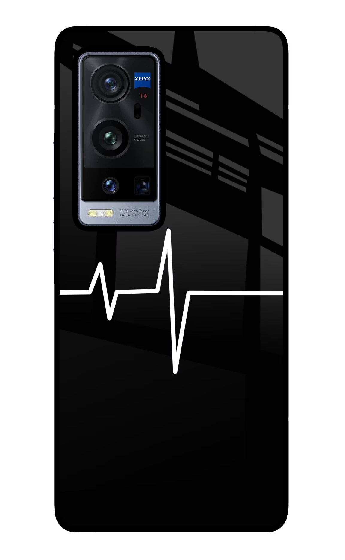 Heart Beats Vivo X60 Pro+ Glass Case Back Cover by Casekaro
