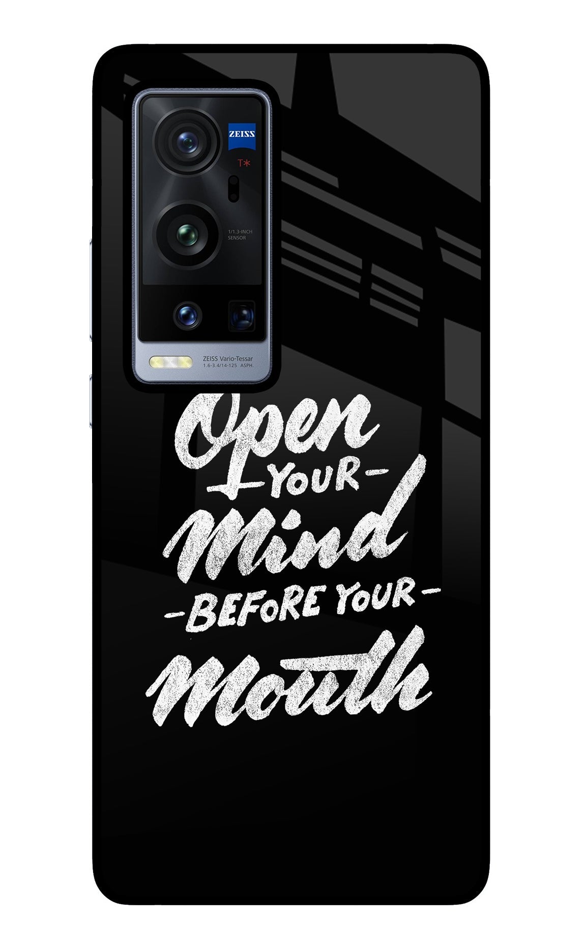 Open Your Mind Before Your Mouth Vivo X60 Pro+ Back Cover