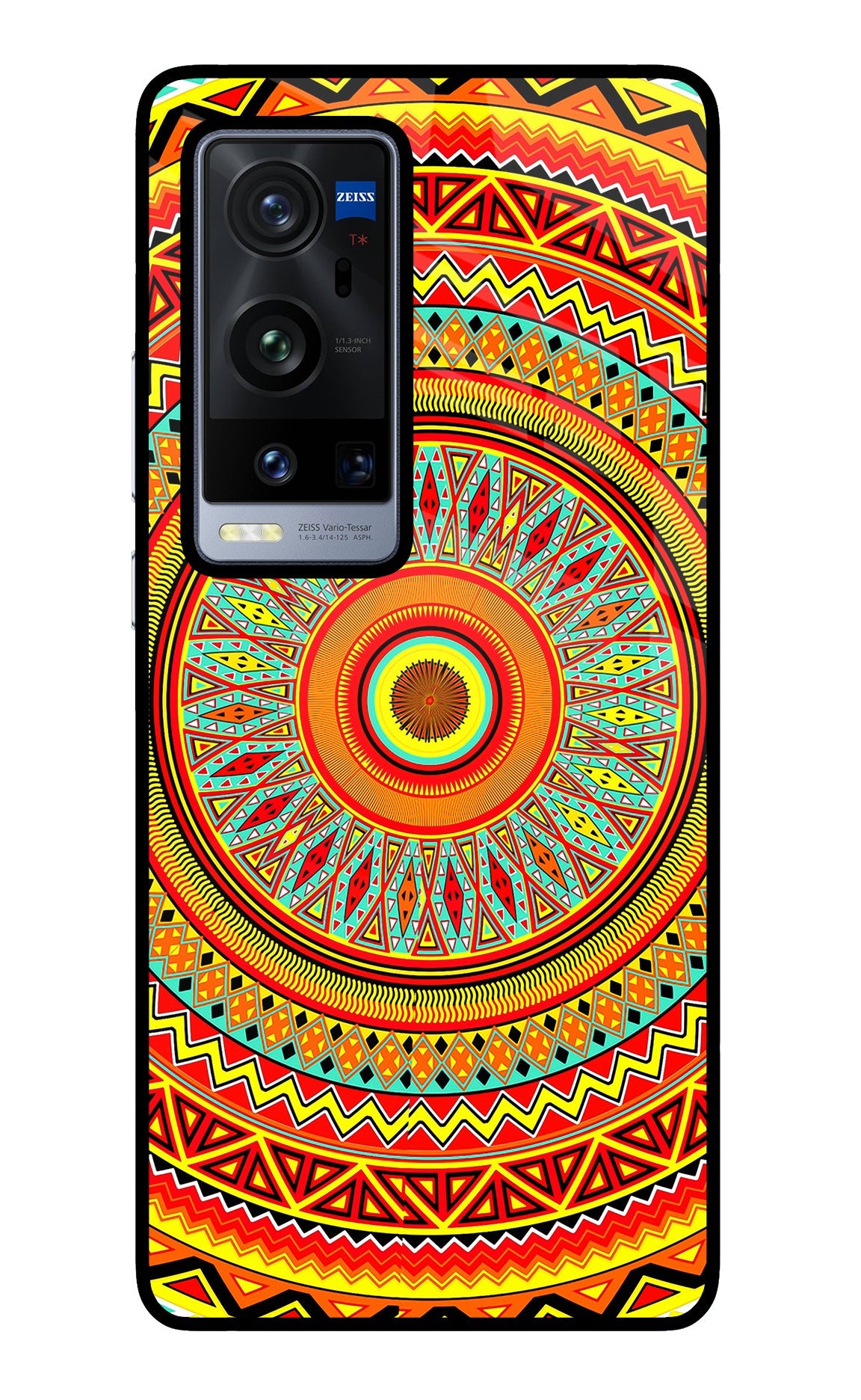 Mandala Pattern Vivo X60 Pro+ Glass Case