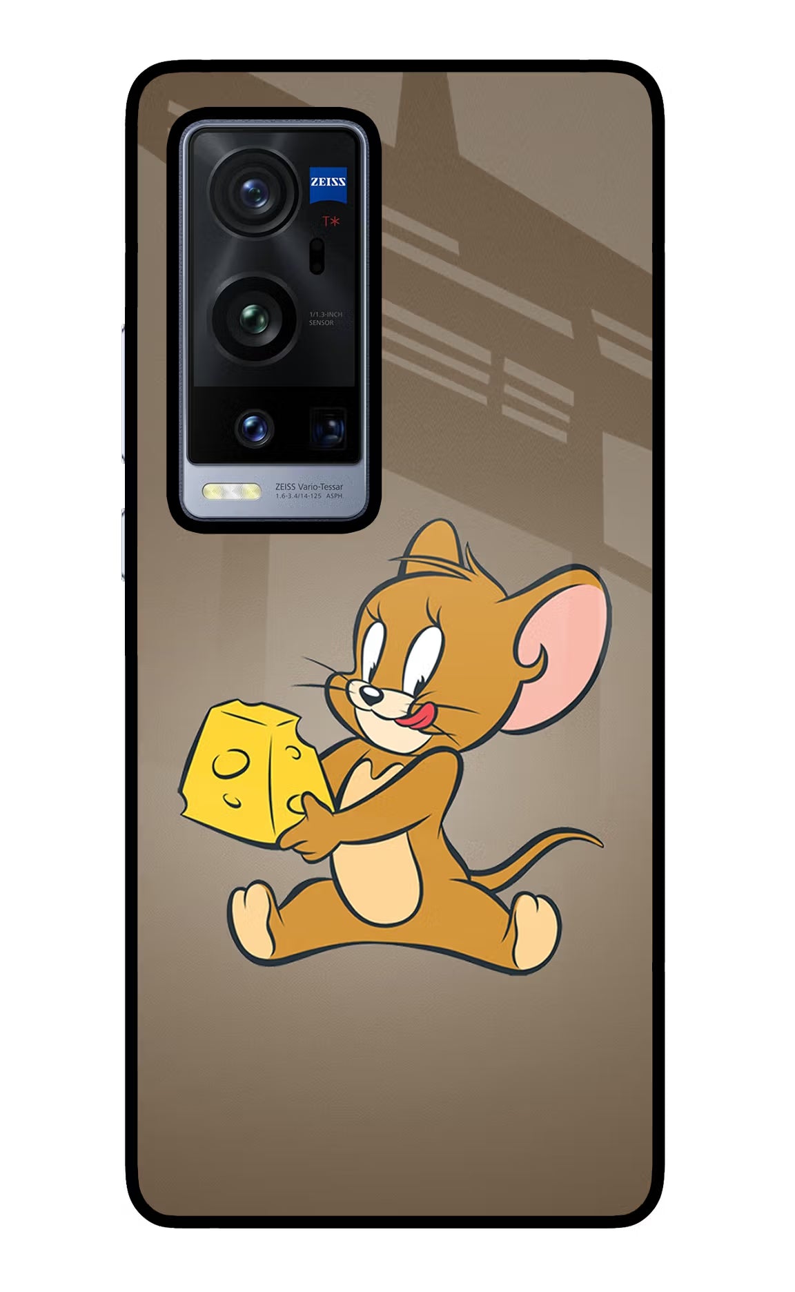 Jerry Vivo X60 Pro+ Glass Case Back Cover by Casekaro