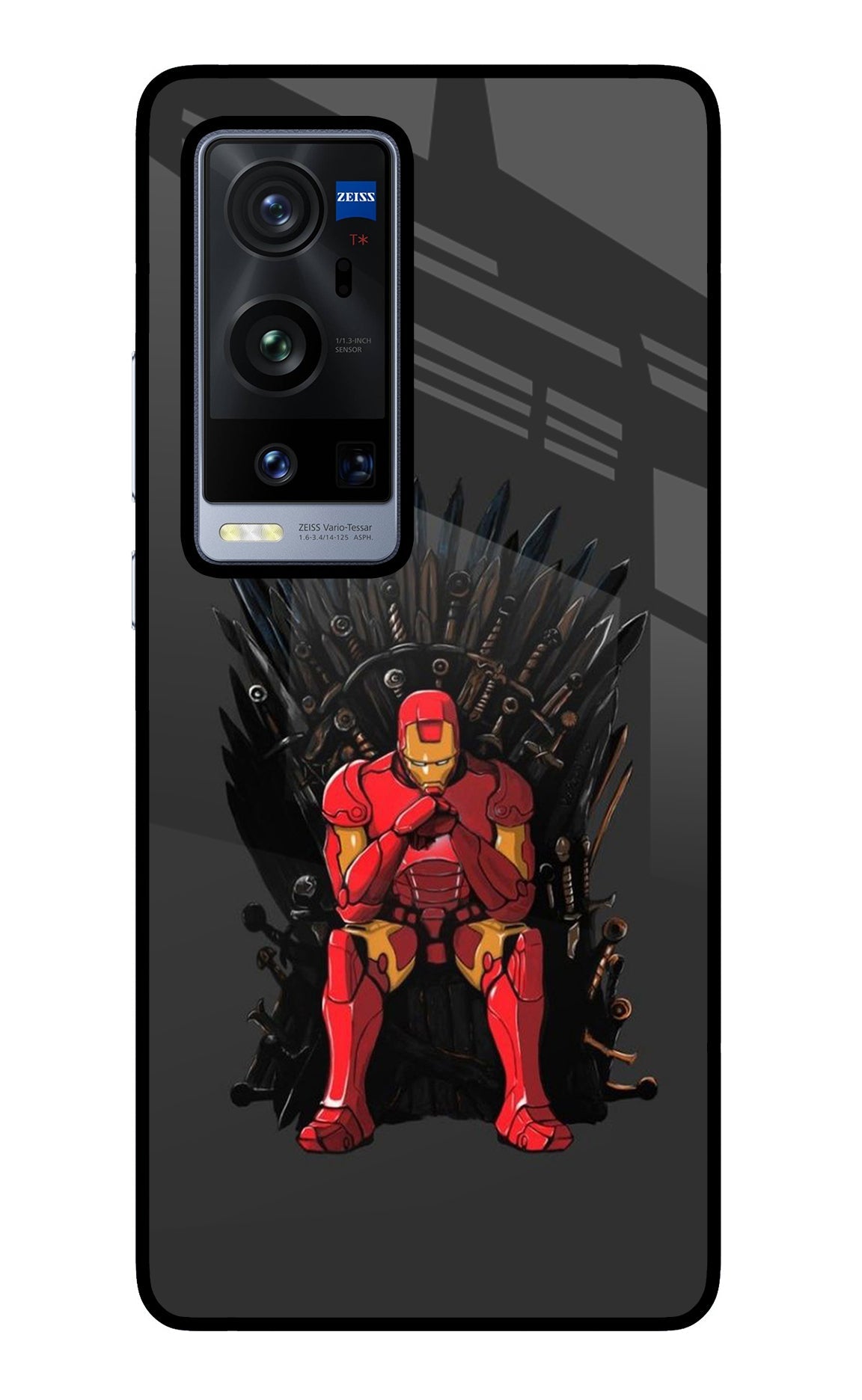 Ironman Throne Vivo X60 Pro+ Glass Case