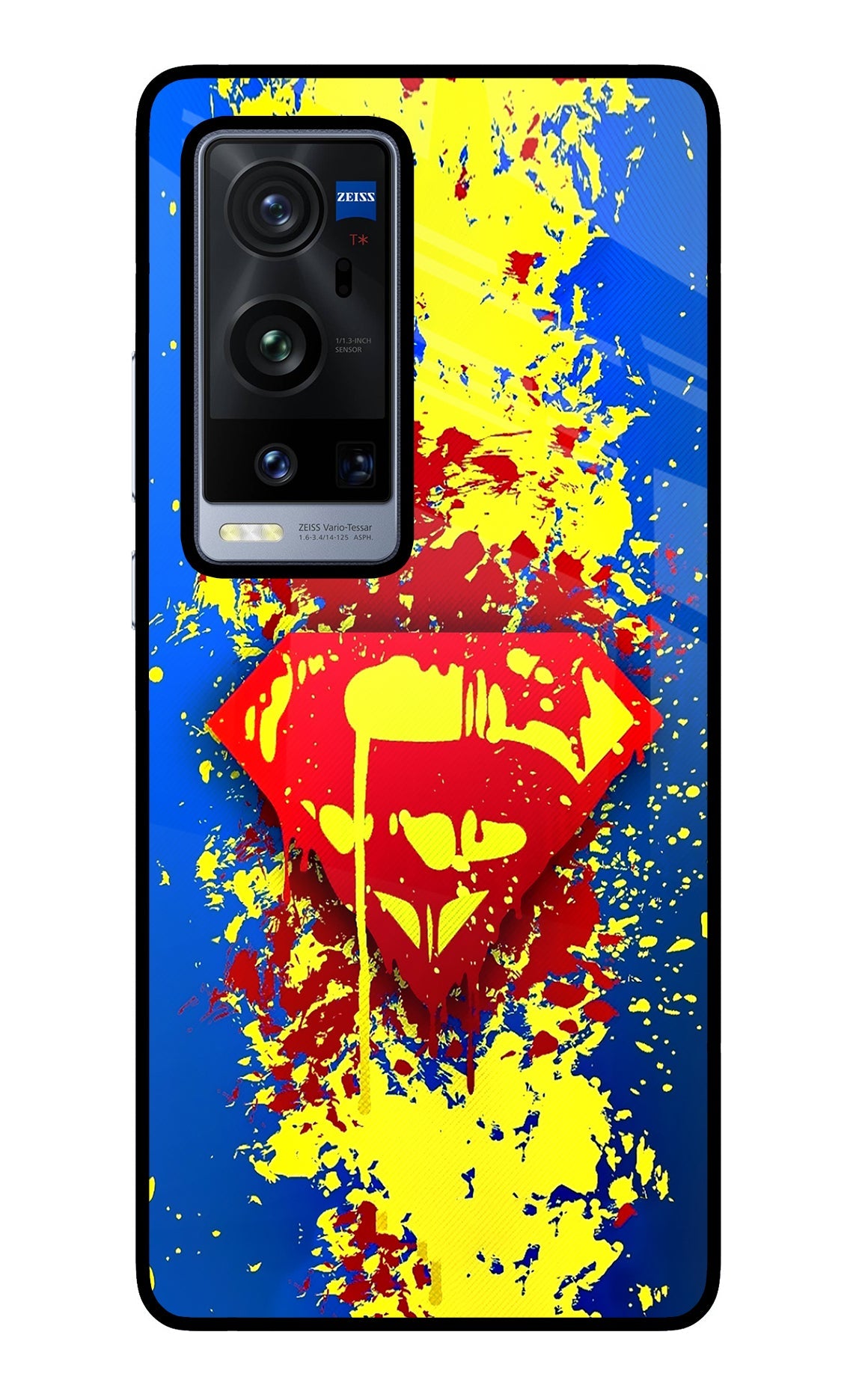 Superman logo Vivo X60 Pro+ Glass Case