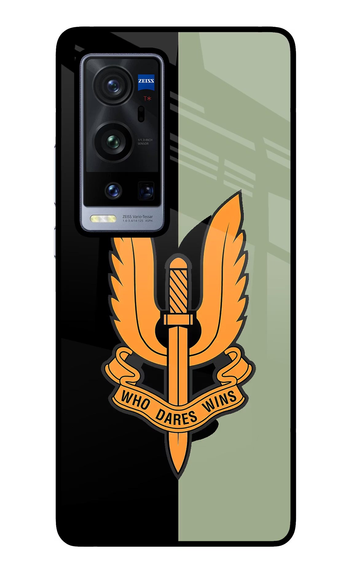 Balidan Logo Vivo X60 Pro+ Glass Case Back Cover by Casekaro