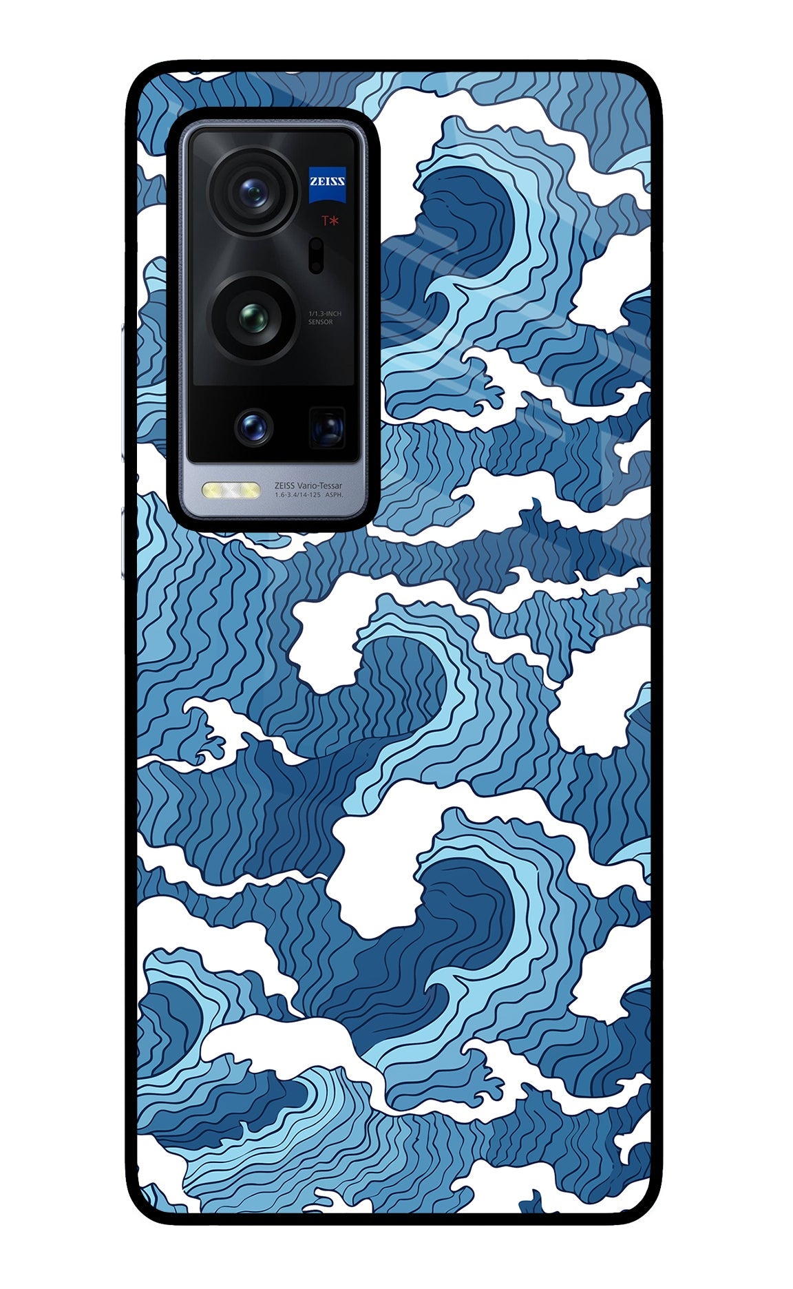 Blue Waves Vivo X60 Pro+ Back Cover