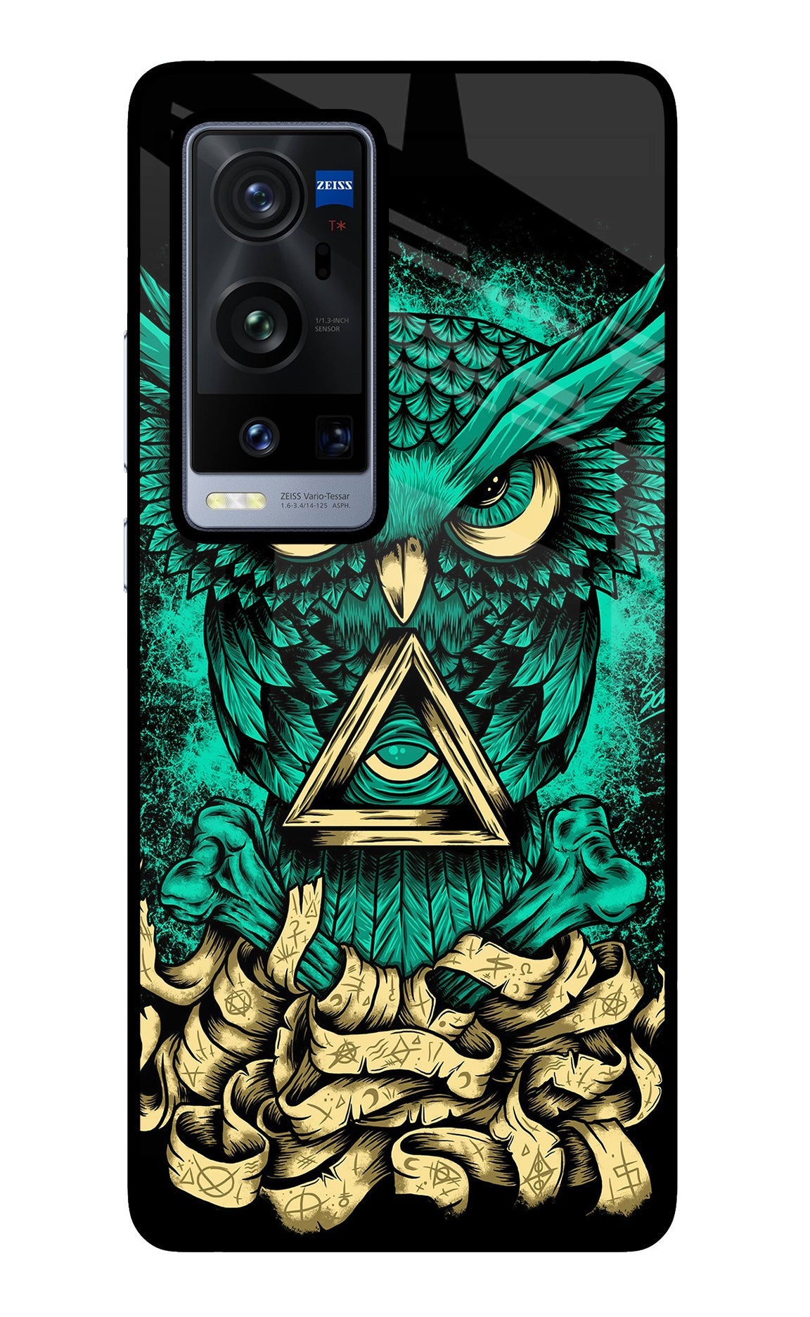 Green Owl Vivo X60 Pro+ Glass Case