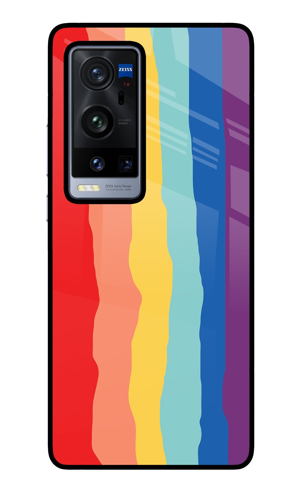 Rainbow Vivo X60 Pro+ Glass Case