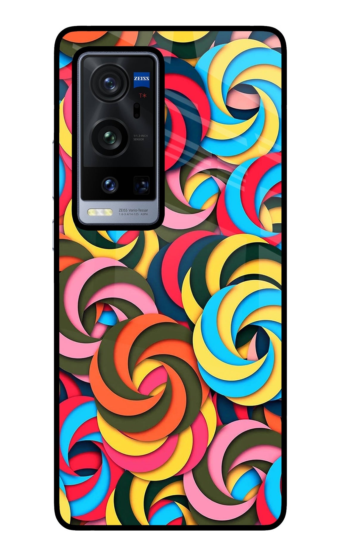 Spiral Pattern Vivo X60 Pro+ Back Cover