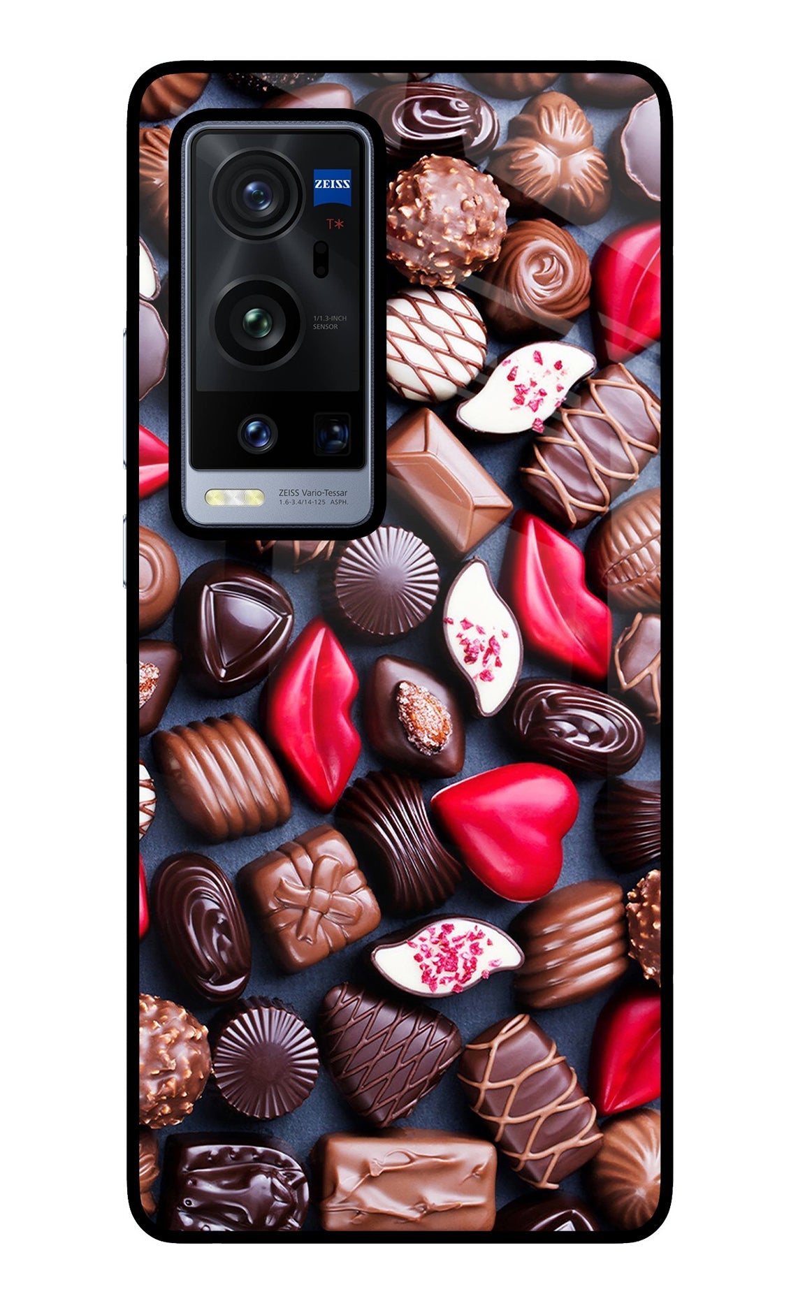 Chocolates Vivo X60 Pro+ Glass Case