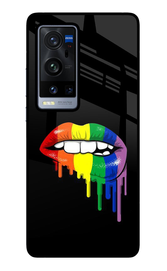 Lips Biting Vivo X60 Pro+ Glass Case