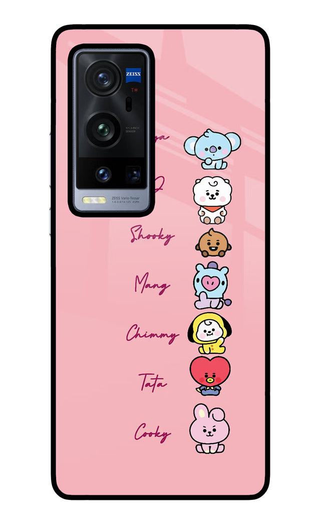 BTS names Vivo X60 Pro+ Glass Case Back Cover by Casekaro