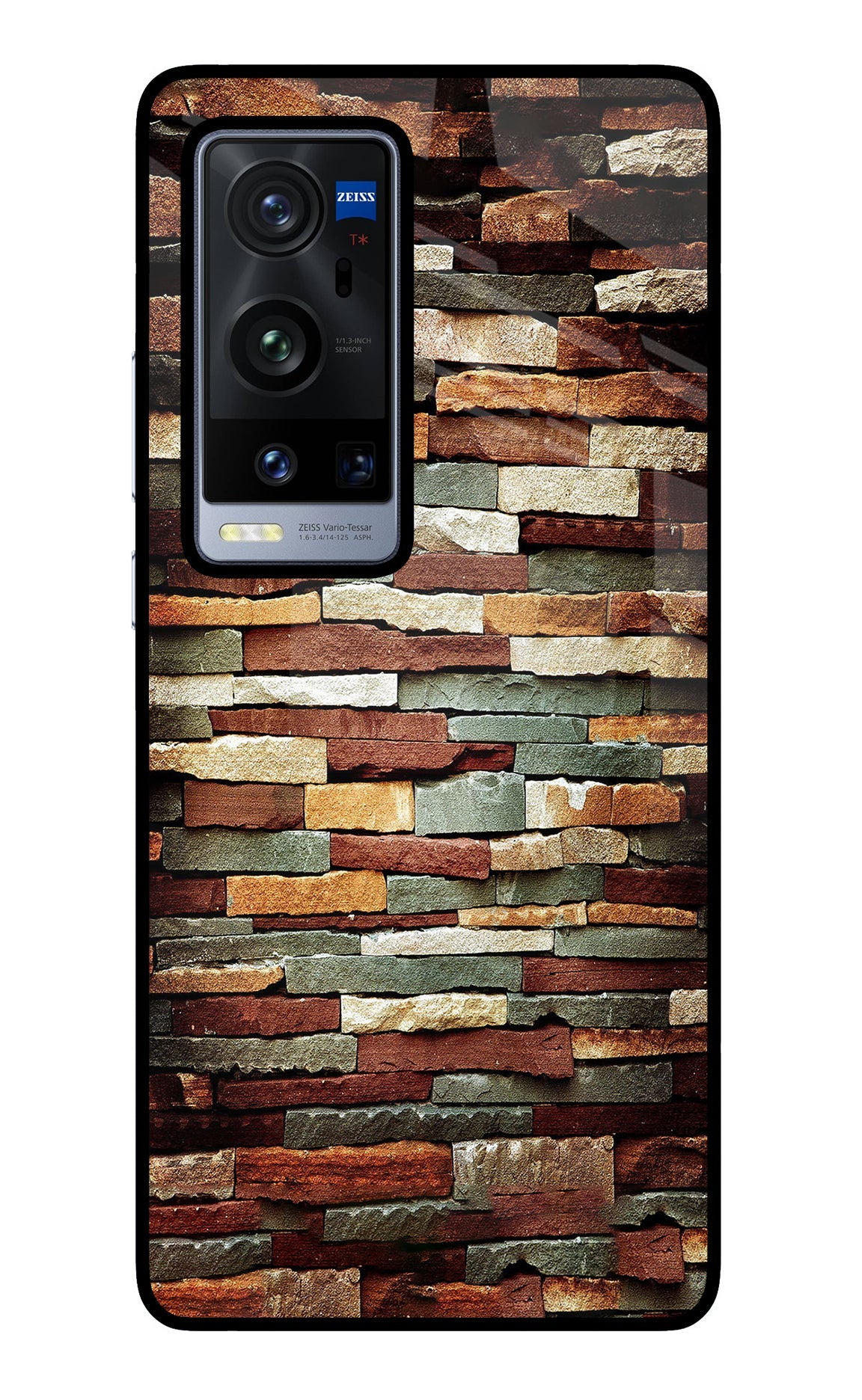 Bricks Pattern Vivo X60 Pro+ Back Cover