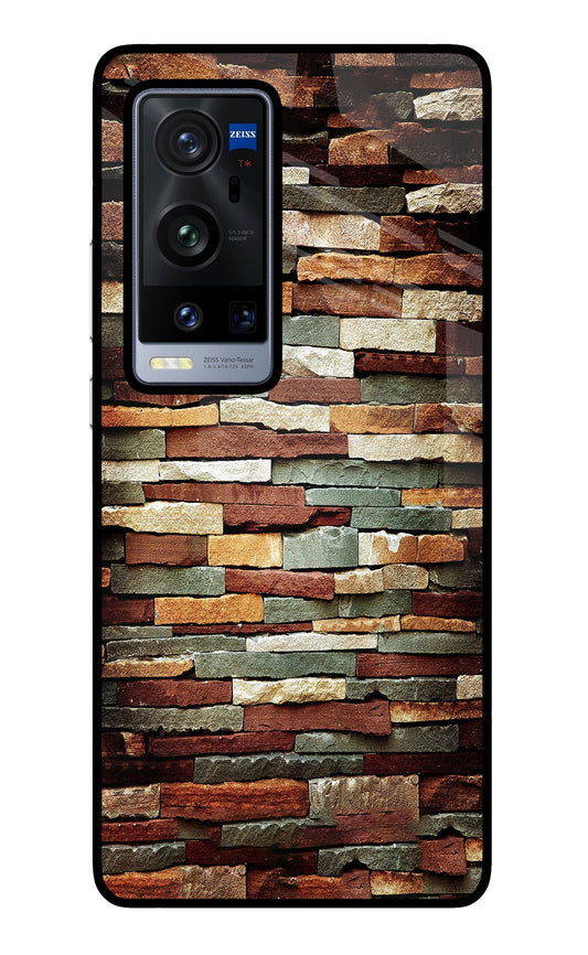 Bricks Pattern Vivo X60 Pro+ Glass Case