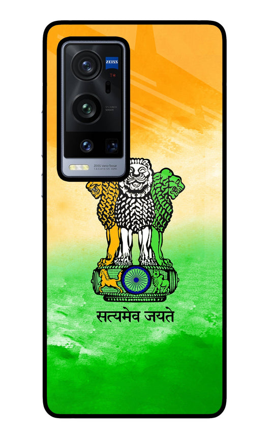 Satyamev Jayate Flag Vivo X60 Pro+ Glass Case