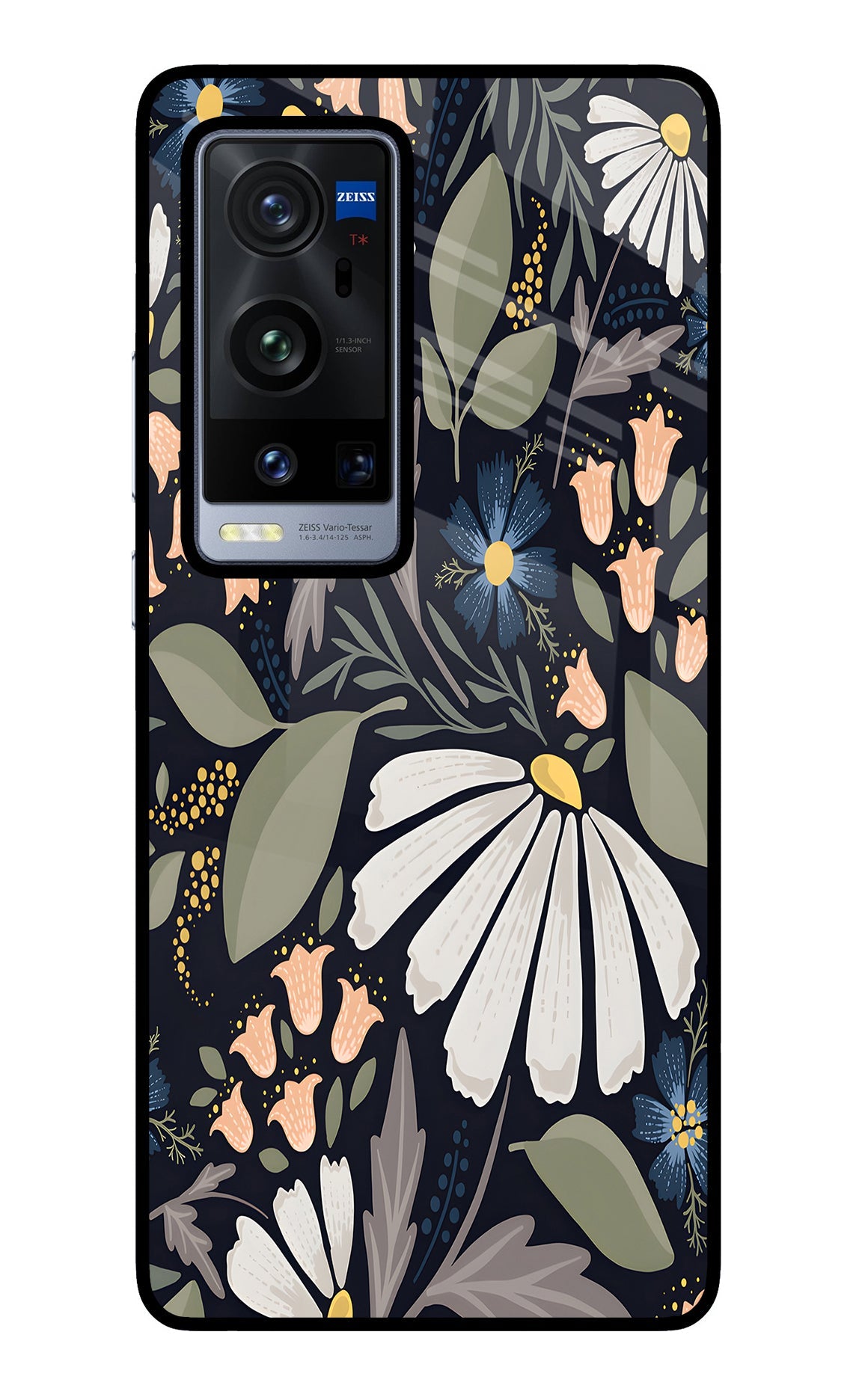 Flowers Art Vivo X60 Pro+ Back Cover