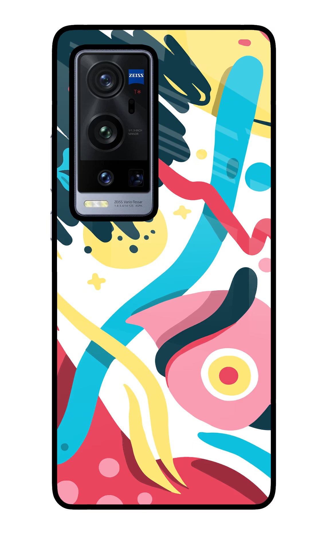Trippy Vivo X60 Pro+ Glass Case Back Cover by Casekaro
