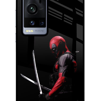 Deadpool Vivo X60 Pro+ Glass Case Back Cover by Casekaro