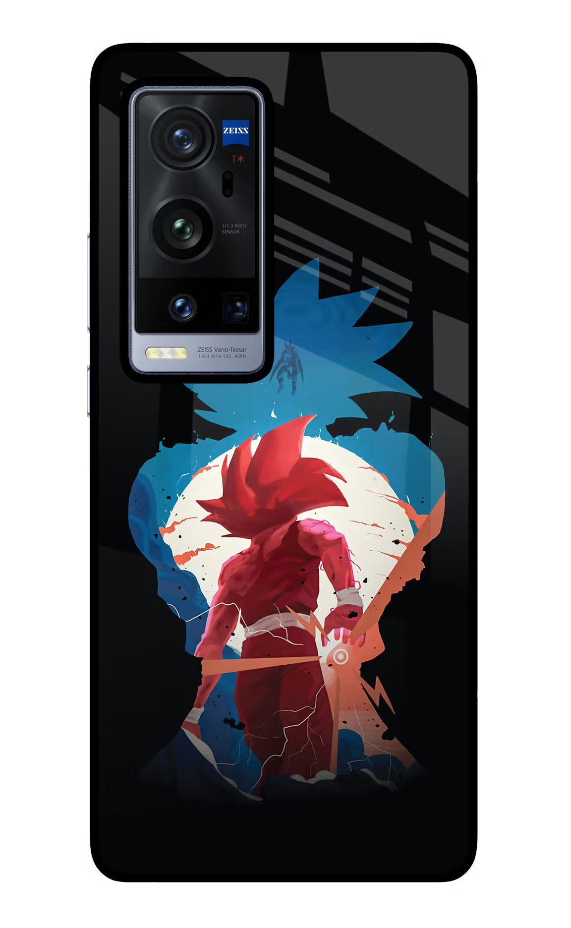 Goku Vivo X60 Pro+ Glass Case Back Cover by Casekaro