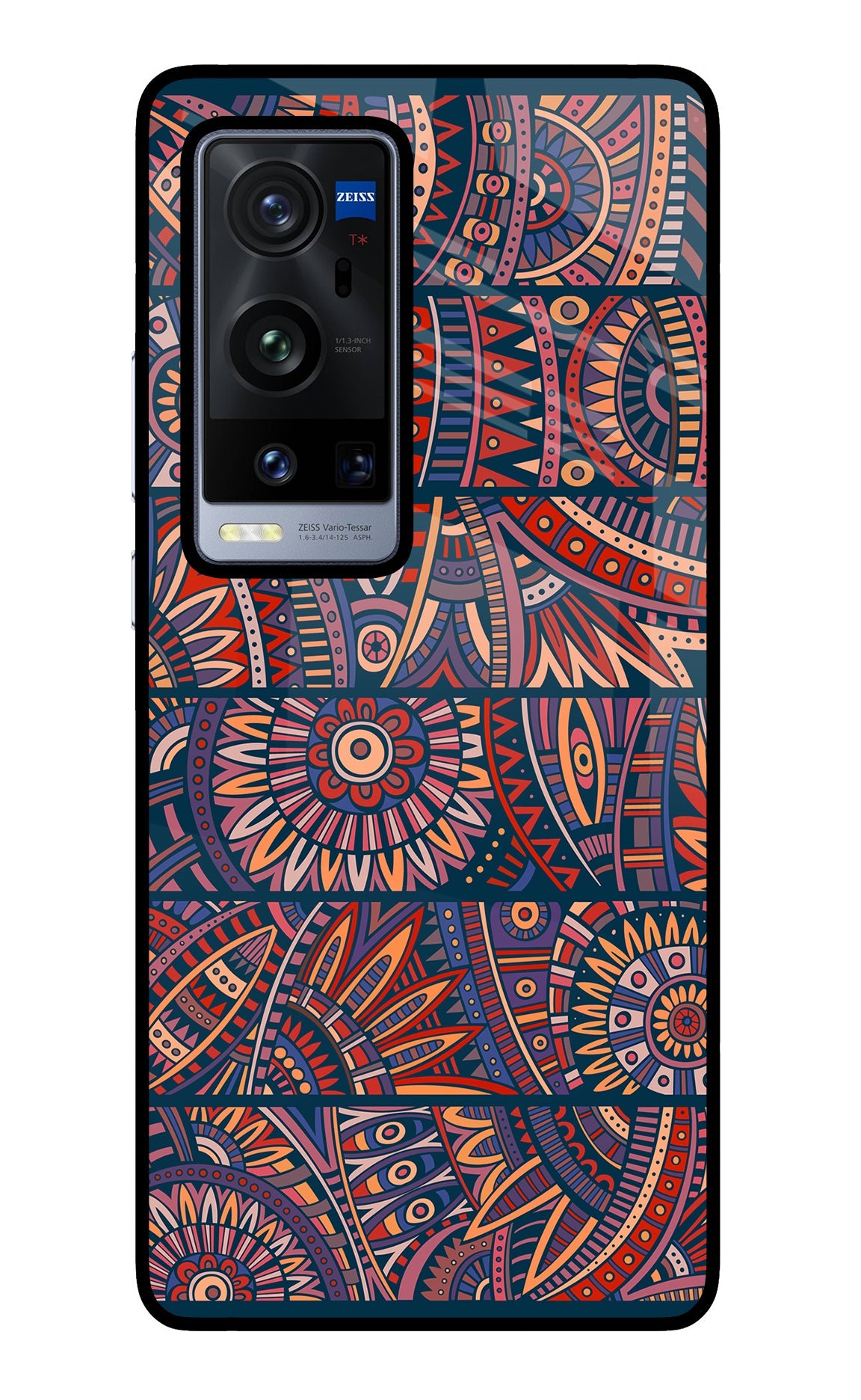 African Culture Design Vivo X60 Pro+ Glass Case