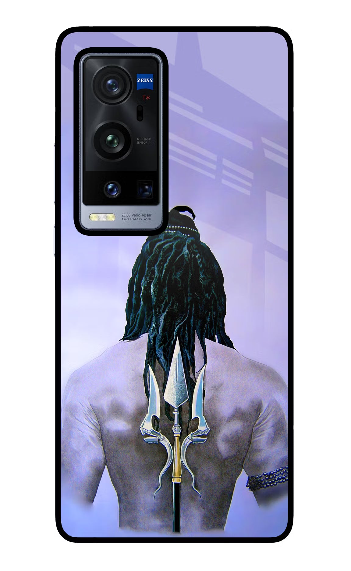 Shiva Vivo X60 Pro+ Glass Case Back Cover by Casekaro