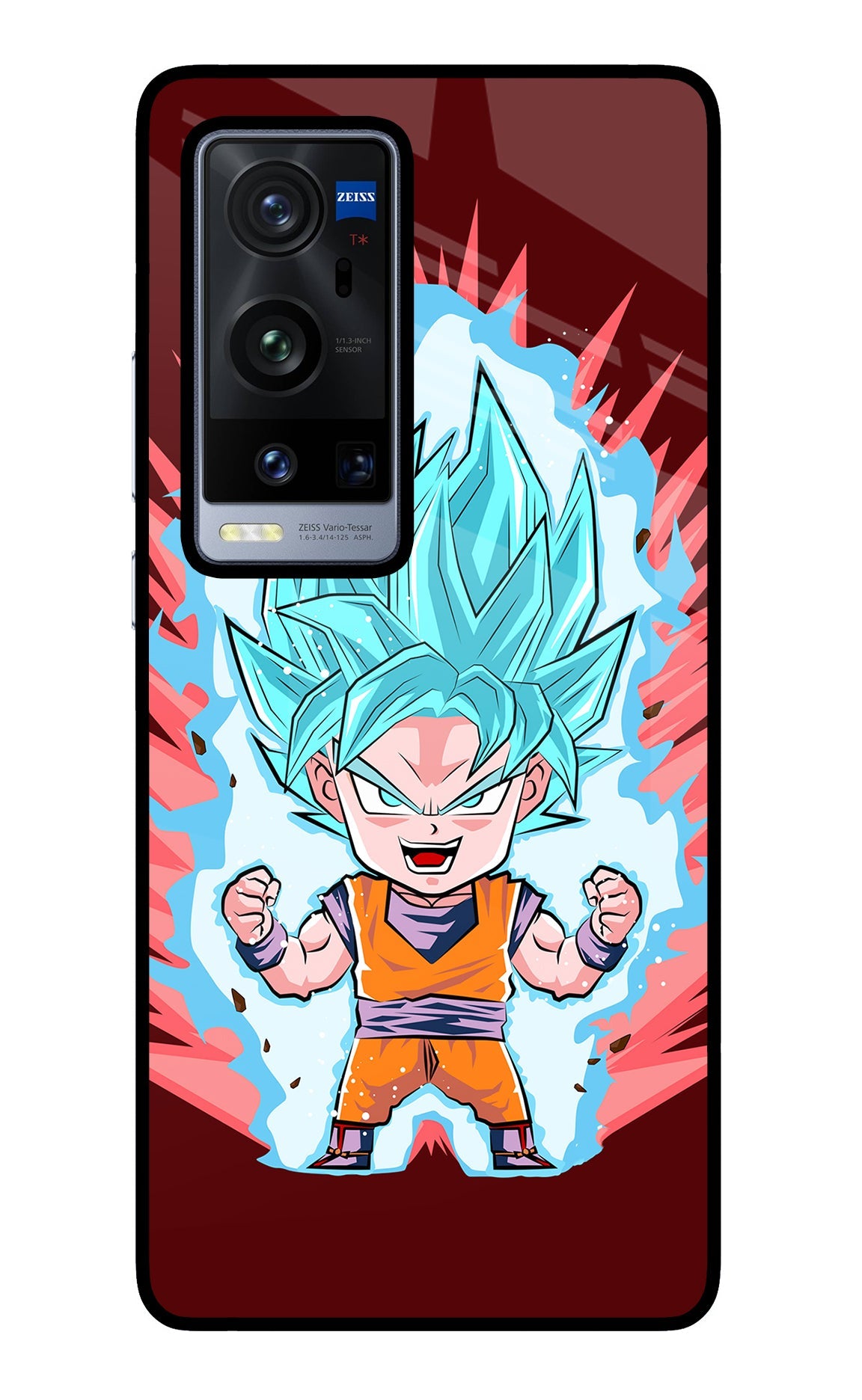 Goku Little Vivo X60 Pro+ Glass Case