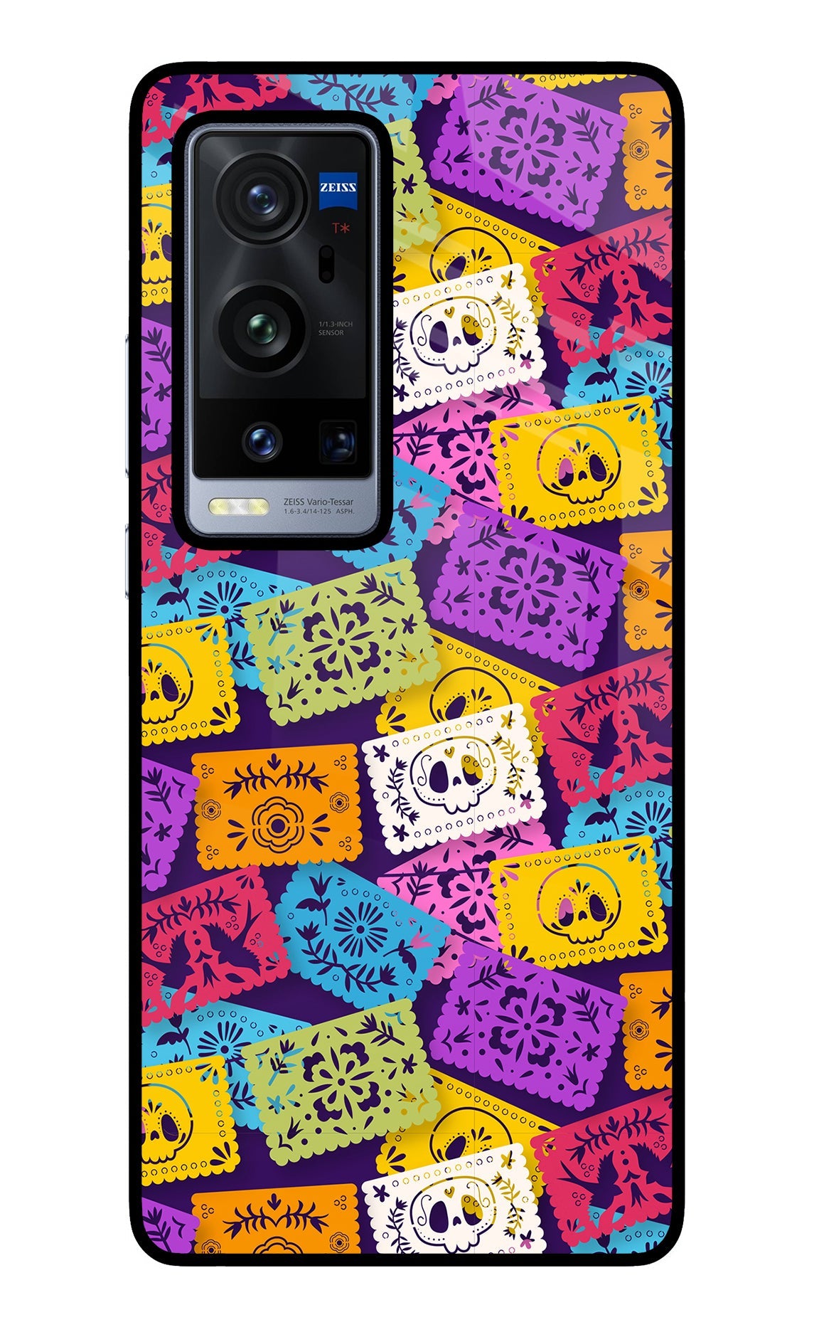 Mexican Pattern Vivo X60 Pro+ Glass Case